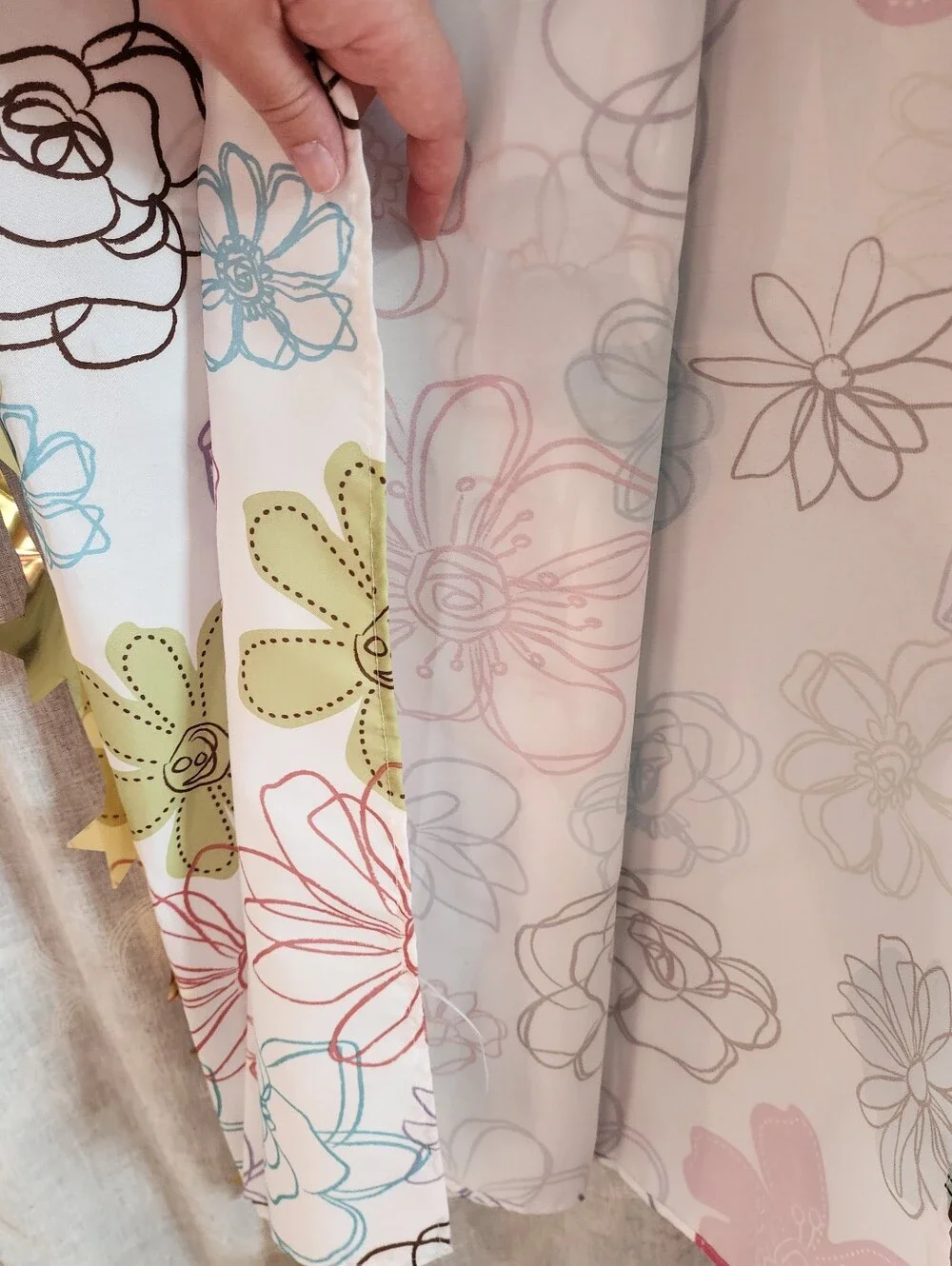 Vibrant Flower Shower Curtain